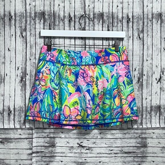 Lilly Pulitzer UPF 50+ Luxletic Aila Skort Surf Gypsea Swim - Picture 8 of 10